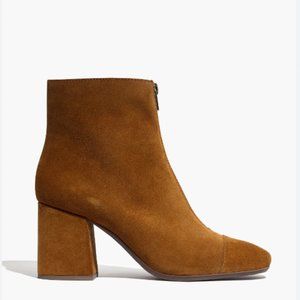 Madewell Suede Zip-Up Boots
